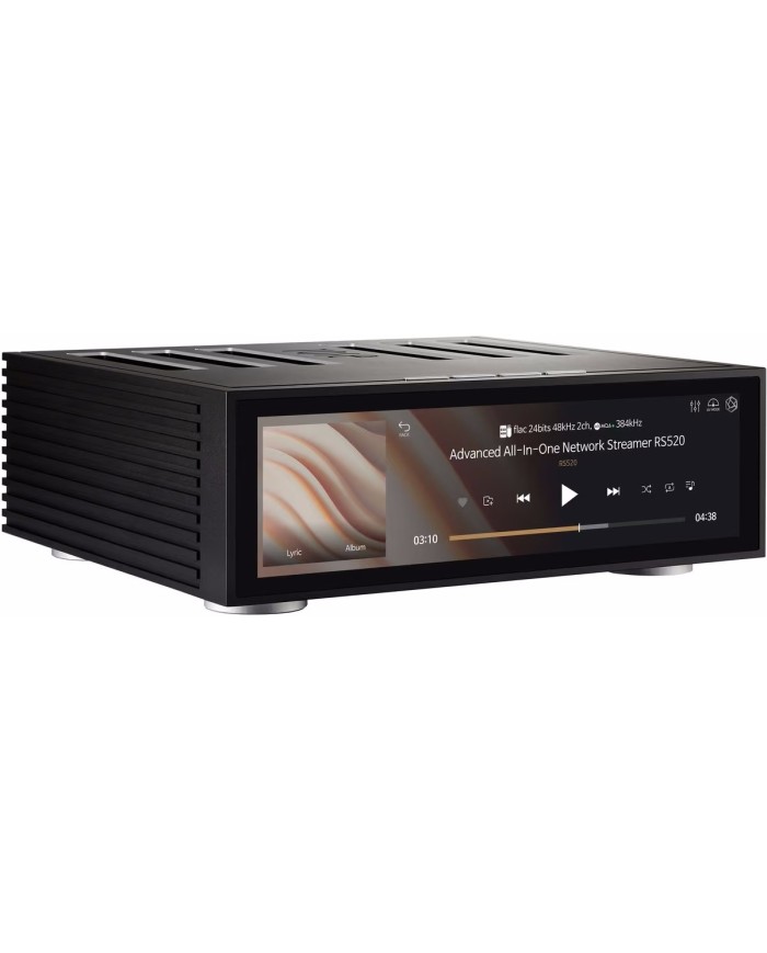 Streamer  Lettore rete  Amplificatore  DAC all-in-one  Rose RS520  Nero