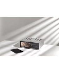 Streamer  Lettore rete  Ampli  DAC all-in-one  Rose RS520  Silver