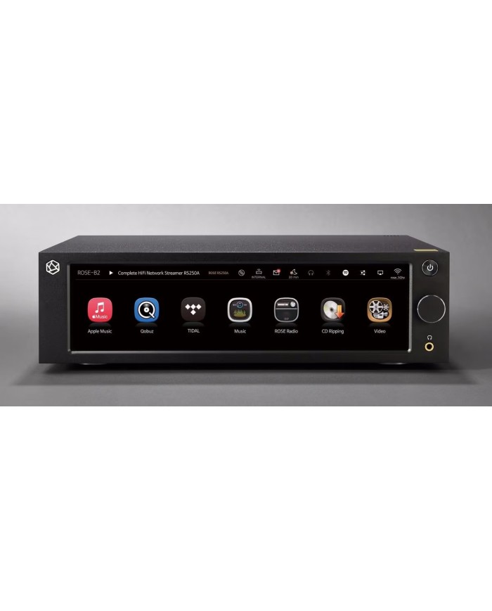 Network Streamer  Lettore di rete con DAC Sabre  Rose RS250A  Nero