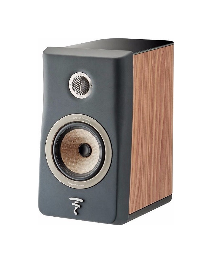 Diffusori bookshelf 2 vie bass reflex  Focal KANTA N.1  Noce e Grigio