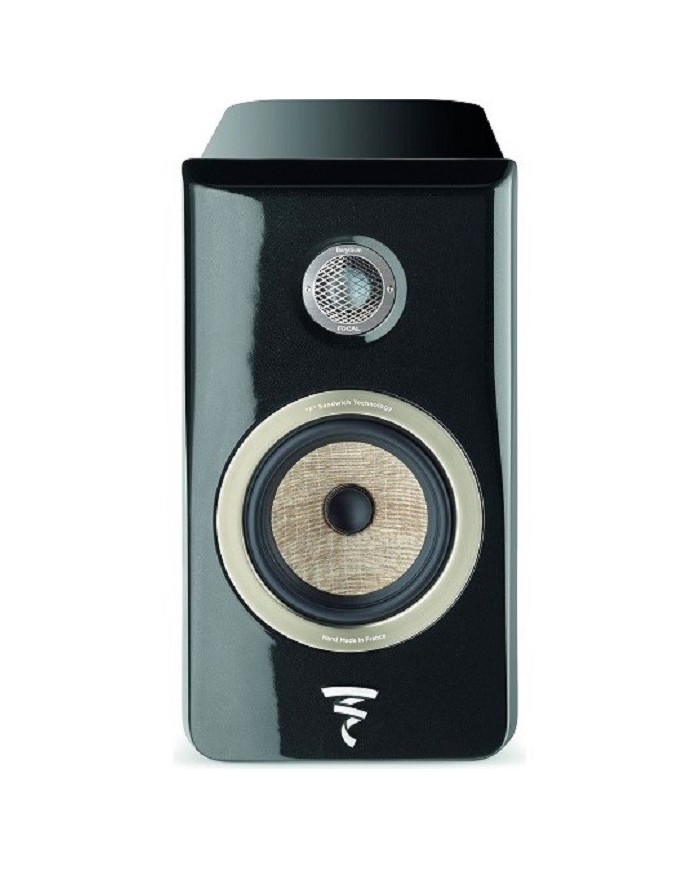 Diffusori bookshelf 2 vie bass reflex  Focal KANTA N.1  Noce e Nero