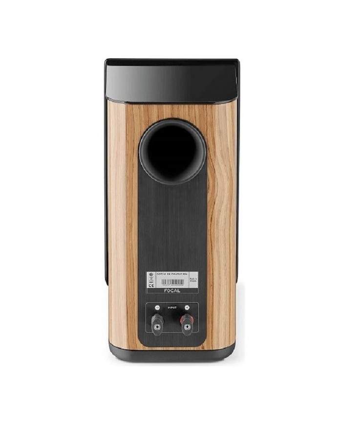 Diffusori bookshelf 2 vie bass reflex  Focal KANTA N.1  Noce e Nero