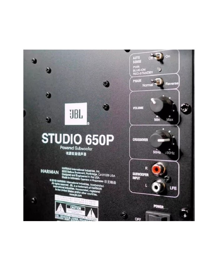 Subwoofer attivo in bass reflex 500 W  JBL Studio 650P  Wood