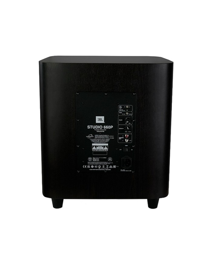 Subwoofer attivo bass reflex 1000W  JBL Studio 660P  Dark Wood