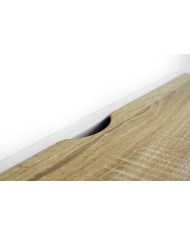 Base da parete per giradischi  Norstone ESSE WS  Bianco e Rovere