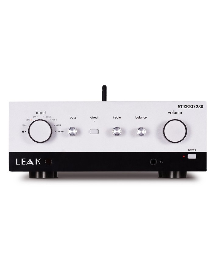 Amplificatore integratAO stereo con DAC  Leak Stereo 230  Silver