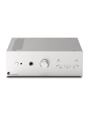 Pro-Ject Stereo Box DS3  Amplificatore integrato con ingresso phono e Bluetooth  Silver