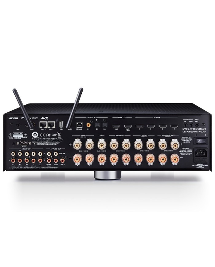 Amplificatore Integrato AV a 11 canali  Primare SPA25 Prisma  Nero