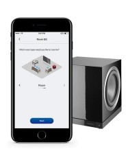 Subwoofer attivo in classe D Hypex 2000 W  B&W DB2D  Nero Laccato