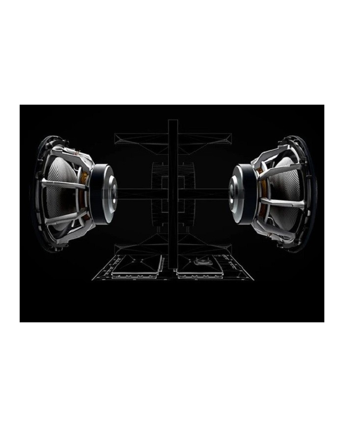 Subwoofer attivo in classe D Hypex 2000 W  B&W DB3D  Bianco Satinato