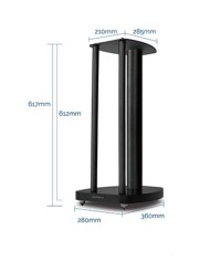 Stand per altoparlanti Wharfedale EVO 4 1  Wharfedale Stand 4.1  Nero