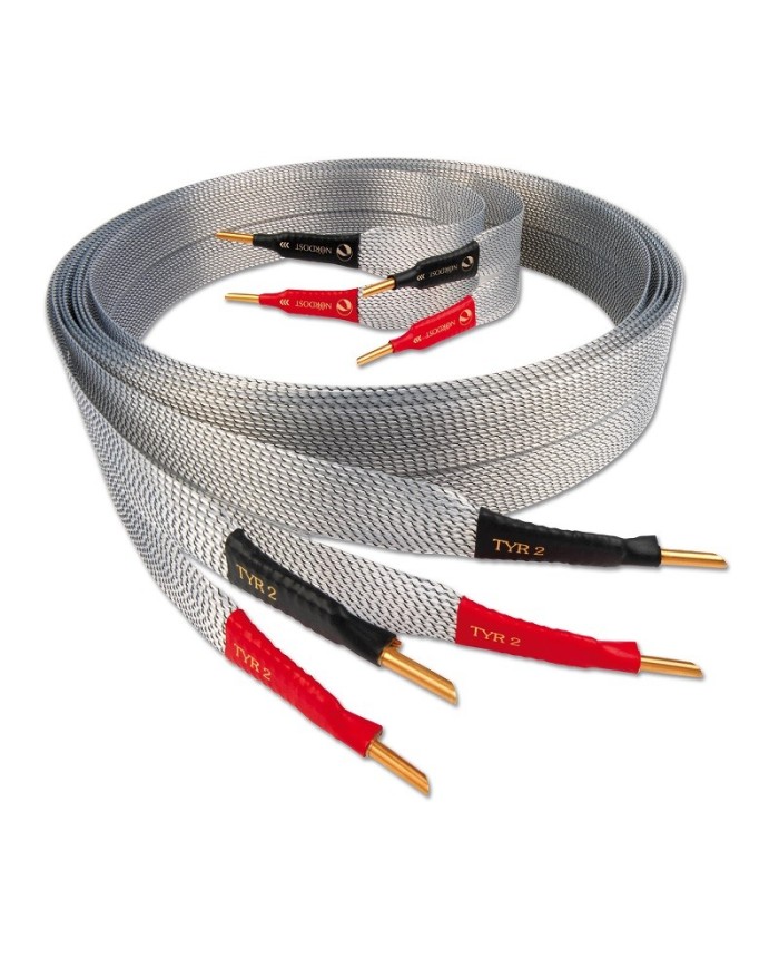Cavo per diffusori Flatline  Nordost Tyr 2 Speaker Cable Banana Z-Plug