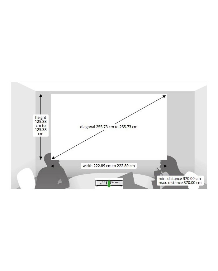 VIVITEK QUMI Q3 bianco videoproiettore tascabile LED DLP WXGA 500 ANSI LUMEN nuovo garanzia ITALIA