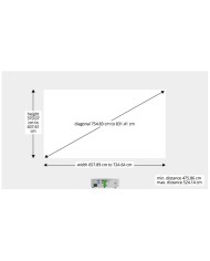 VIVITEK DH559ST videoproiettore DLP XGA 3D 3000 ansi lumen sigillato garanzia italia