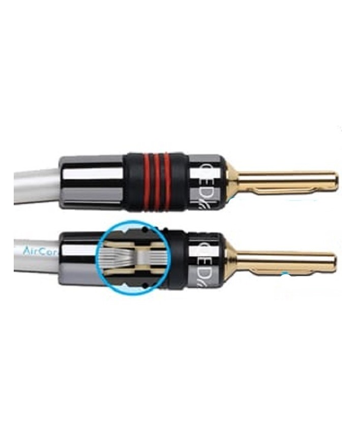 Coppia cavi per diffusori  QED SIGNATURE Genesis Silver Spiral