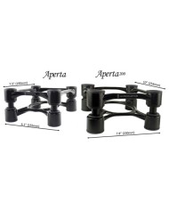 ISOACOUSTICS APERTA black coppia isolatori acustici per diffusori sigillati