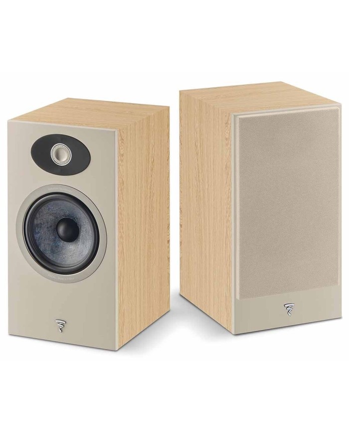 Coppia diffusori da scaffale a 2 vie  Focal Theva N.1  Legno Chiaro