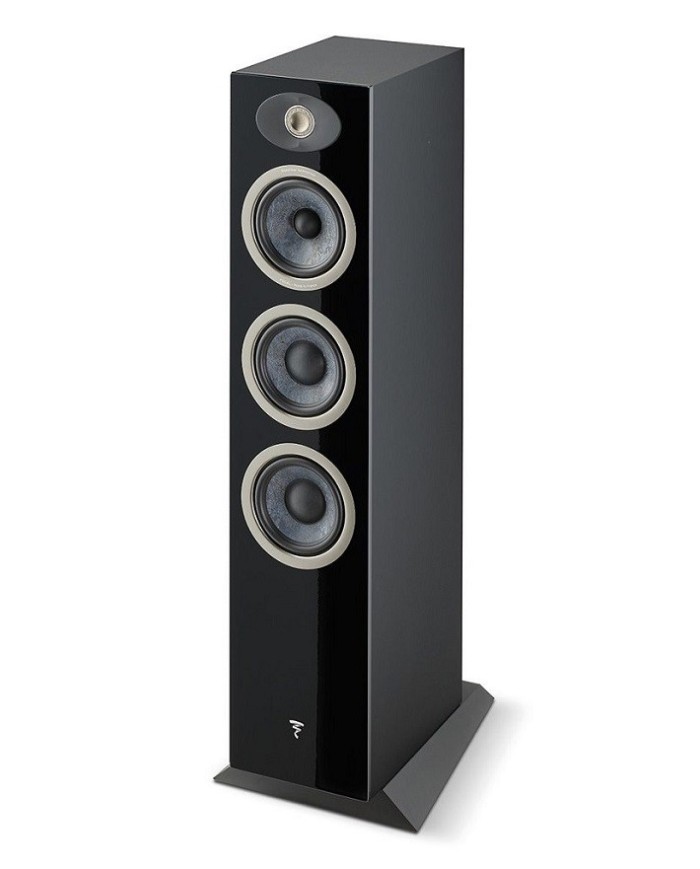 Coppia diffusori da pavimento a 3 vie  Focal Theva N.2  Nero Lucido