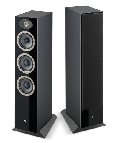 Coppia diffusori da pavimento a 3 vie  Focal Theva N.2  Nero Lucido