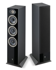 Coppia diffusori da pavimento a 3 vie  Focal Theva N.2  Nero Lucido