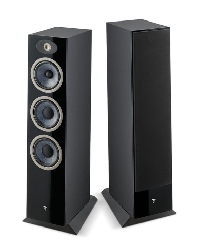 Coppia diffusori da pavimento a 3 vie  Focal Theva N.3  Nero