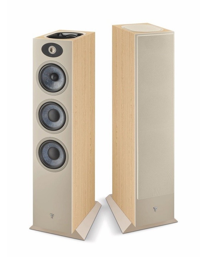 Diffusori da pavimento per Home Cinema  Focal Theva N.3-D  Legno Chiaro