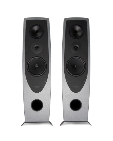 Diffusori da pavimento 2.5 vie cabinet GRC cemento e vetro  Rega AYA