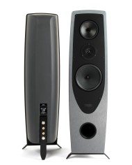 Diffusori da pavimento 2.5 vie cabinet GRC cemento e vetro  Rega AYA