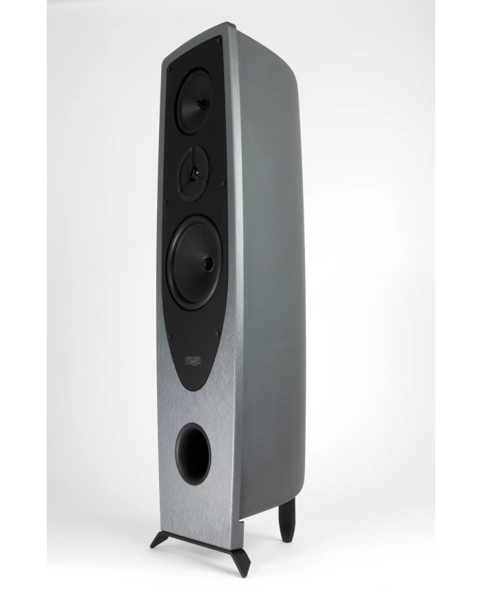 Diffusori da pavimento 2.5 vie cabinet GRC cemento e vetro  Rega AYA