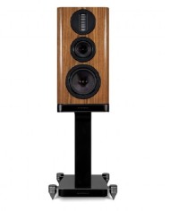 Diffusori da stand 3 in vie bass reflex  Wharfedale Aura 2  Noce Piano