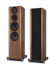 Diffusori da pavimento a 3 vie in bass reflex  Wharfedale Aura 4  Noce