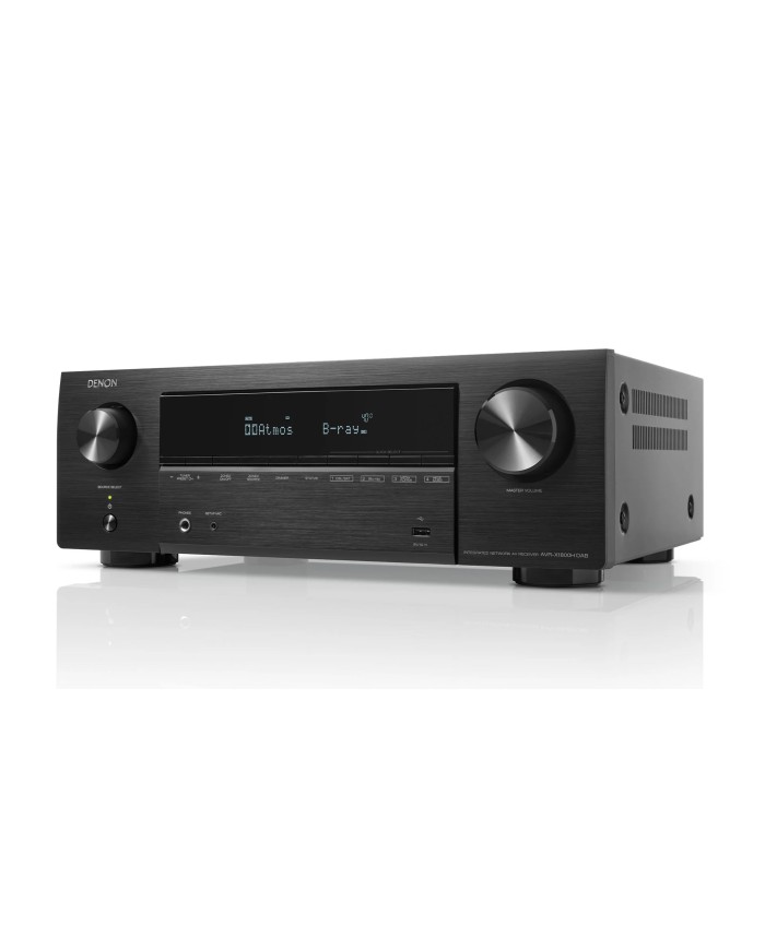 Sintoamplificatore AV 7.2ch. 8K  DAB  HEOS  Denon AVR-X1800H DAB  Nero