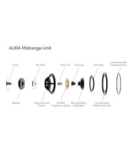 Diffusori da stand a 2 vie bass reflex  Wharfedale Aura 1  Nero Piano