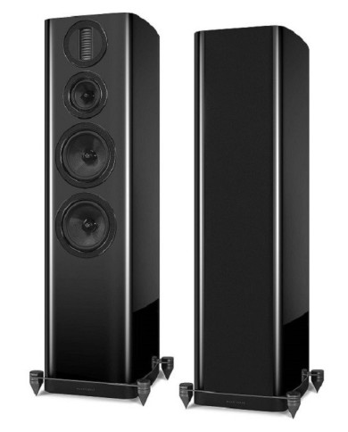 Diffusori da pavimento a 3 vie in bass reflex  Wharfedale Aura 4  Nero