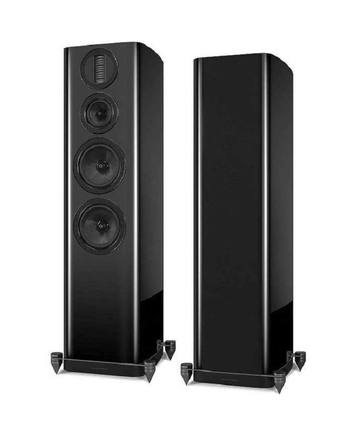 Diffusori da pavimento a 3 vie in bass reflex  Wharfedale Aura 4  Nero