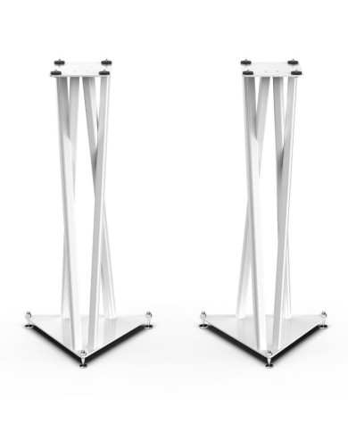 Stand in acciaio per diffusori bookshelf  Pro-Ject Tristand  Bianco