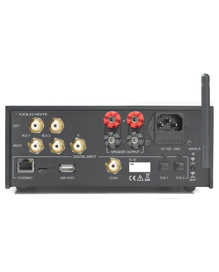 Amplificatore integrato con Streaming e DAC  Gold Note IS-10  Silver