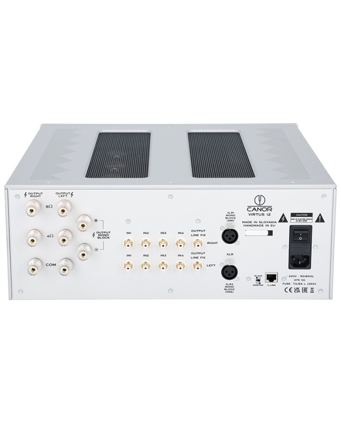 Amplificatore integrato a valvole classe A  Canor Virtus I2  Silver