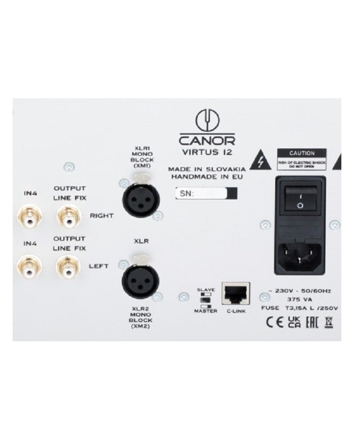 Amplificatore integrato a valvole classe A  Canor Virtus I2  Silver