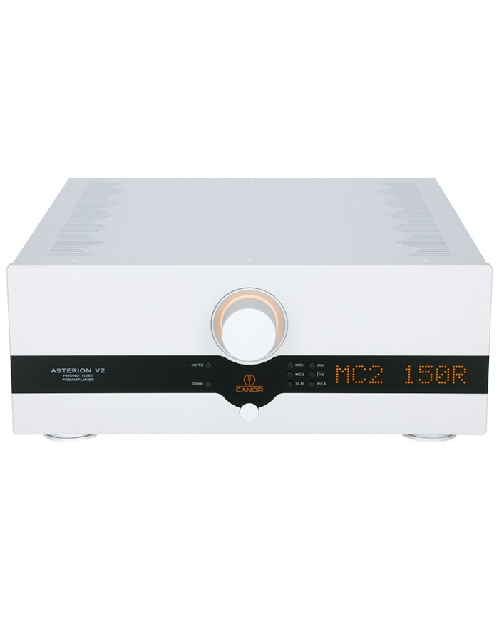 Stadio Phono MM/MC a valvole bilanciato  Canor Asterion V2  Silver