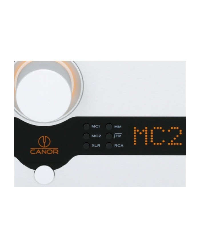 Stadio Phono MM/MC a valvole bilanciato  Canor Asterion V2  Silver