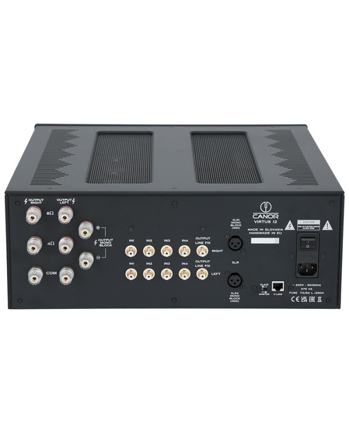 Amplificatore integrato a valvole classe A  Canor Virtus I2  Black