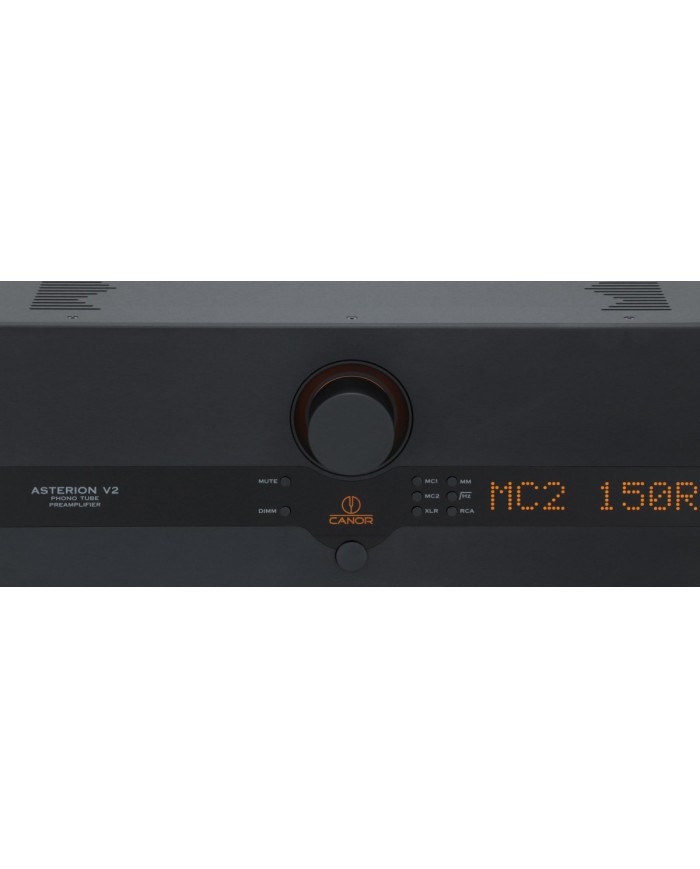 Stadio Phono MM/MC a valvole bilanciato  Canor Asterion V2  Black