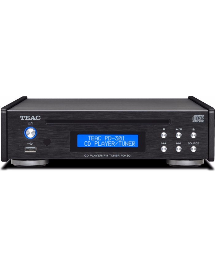 Lettore CD e sintonizzatore FM DAB con USB  Teac PD-301DAB-X  Nero