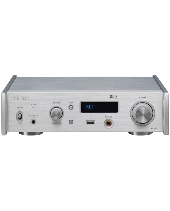 Lettore di rete con DAC USB e uscita cuffie  Teac NT-505-X  Silver