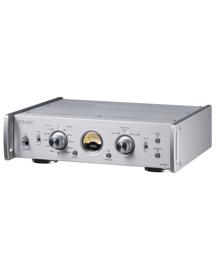 Preamplificatore phono MM/MC tutto bilanciato  Teac PE-505  Silver