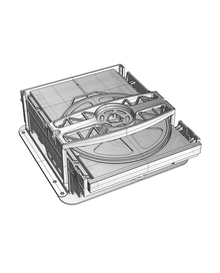 Lettore CD commemorativo con meccanismo VRDS  Teac CD VRDS-701  Silver