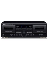 Lettore e registratore a doppia cassetta  Teac W-1200-B  Nero