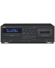 Lettore CD e registratore a cassette con USB  Teac AD-850-SE  Nero