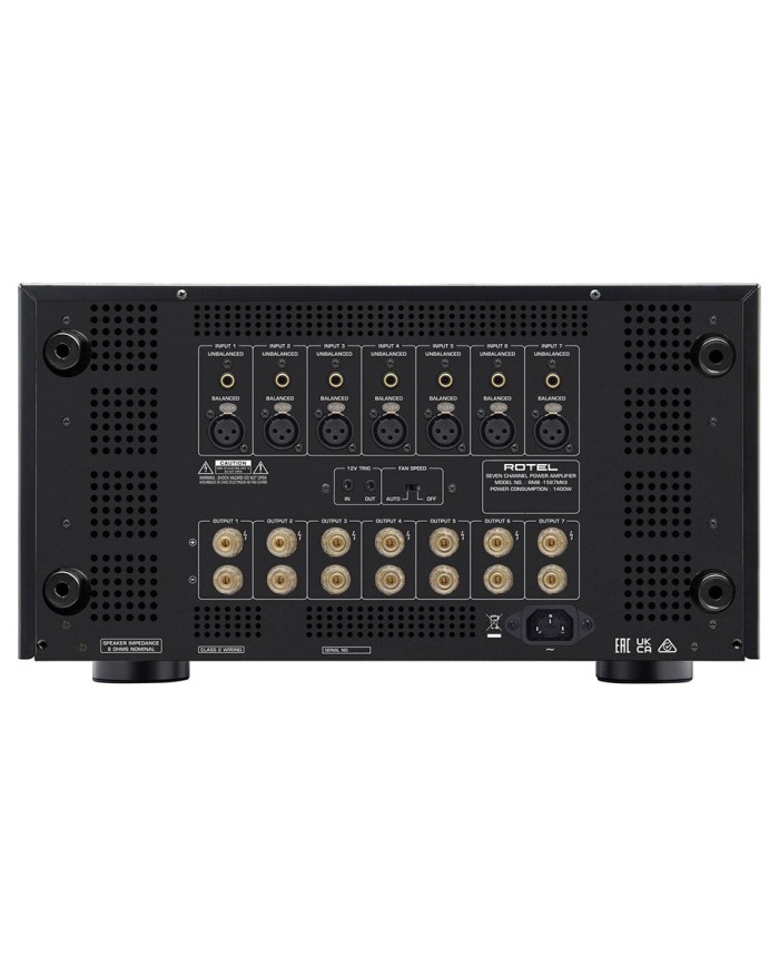 Rotel RMB-1587MK II  Amplificatore finale a 7 canali classe AB  Silver